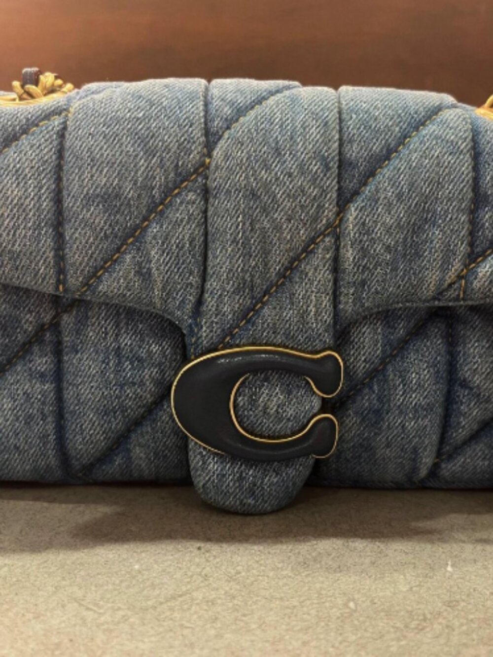 COACH QUILTED TABBY DENIM 26 - CR704